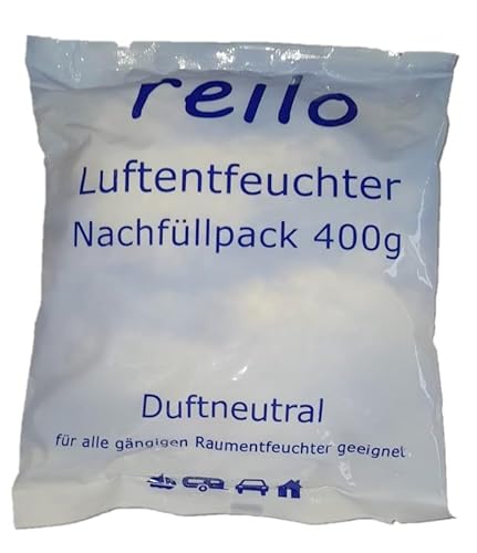 20x 400g reilo Raum- Luftentfeuchter Granulat im Vliesbeutel - Nachfüllpack von reilo