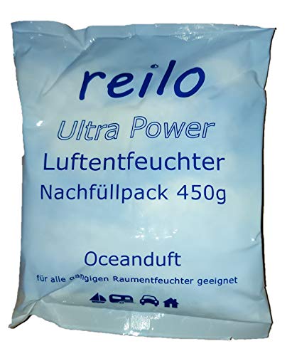 24x 450g Ultra Power "Oceanduft" Luftentfeuchter Granulat Flakes im Vliesbeutel - Nachfüllpacks zum Staffelpreis von reilo