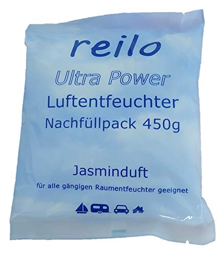 36x 450g Ultra Power "Jasminduft" Luftentfeuchter Granulat Flakes im Vliesbeutel - Nachfüllpacks zum Staffelpreis von reilo