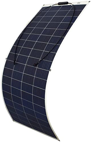 revolt Solarpanel flexibel: Ultraleichtes flexibles Solarmodul für MC4, salzwasserfest, 200W, IP67 (Solar Balkon, leichtes Solarpanel, Solarpanels) von revolt