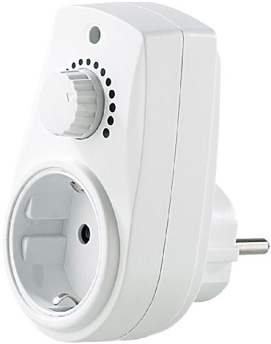 revolt Steckdosendimmer: Dimmer-Steckdose für dimmbare Tisch- und Stehlampen (230 Volt) (Dimmer Schalter mit Steckdose, LED Dimmer Steckdose, Steckdosenadapter) von revolt