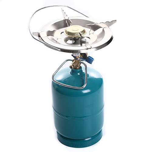 Kocher Gaskocher Topfauflage einflammig Campingkocher für Gasflasche 16cm 22cm (220mm) von rg-vertrieb von rg-vertrieb