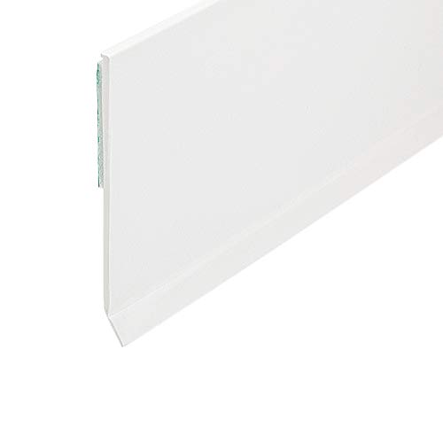 Flachleiste Kunststoffleiste Fensterleiste mit Gummilippe (B: 60mm | L: 25m) von rolllra