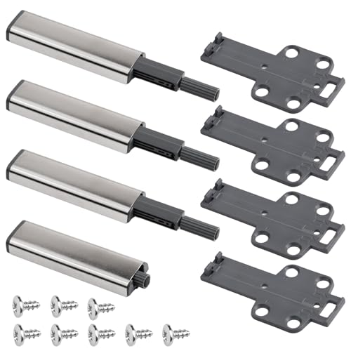 Drucktüröffner Türdämpfer passend als Ersatzteil für IKEA BESTA Schrank Push to Open Türen Tip On (4 Stück) von rudis-spareparts