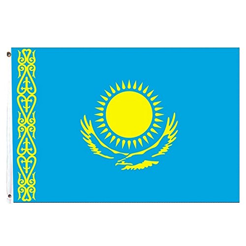 Fahne Flagge Kasachstan 150x90cm von rukauf