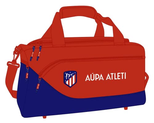 safta Unisex Kinder Sporttasche von Atlético de Madrid, 500 x 250 x 250 mm, Rot und Marineblau, Estándar von safta