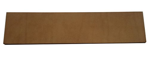 XXL Lederabziehriemen NATUR, unbehandelt, Abziehleder 30cm x 7cm (Leder Natur glatte Oberfläche) von scherenkauf