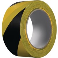 KIP Warnband Extra 339, schwarz/gelb, PVC, Rolle, Länge 33 m Breite 50 mm von Kip