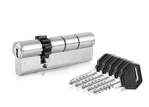 Schließzylinder Zylinderschloss Profilzylinder mit Zahrand 30x70 mm Türschloss mit 5 Schlüssel von shopVG