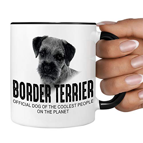 Border Terrier Hund Official Dog cool Tasse Kaffee lustig Kaffeebecher happy Design von siviwonder