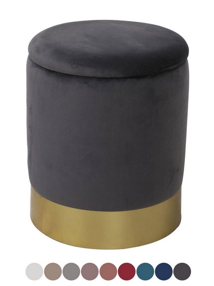 soma Sessel Soma Samthocker Sitzhocker Samt Pouf Sitzpouf Velour Hocker Hochwertig, Stuhl Sessel Sitzplatz Sitzmöbel von soma