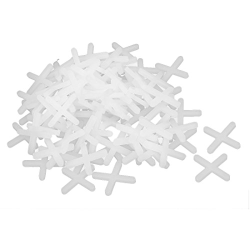 sourcing map 100Stk Wand Stock keramik Fliese Plastik Kreuz Abstandhalter 3mm Weiß DE de von uxcell