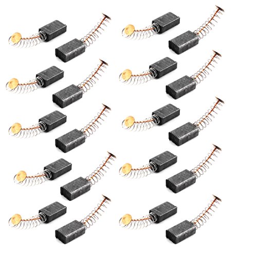 sourcing map 20 Stücke elektrisches Werkzeug Ersatzteil Motor Kohlebürste 14mm x 8mm x 5mm von uxcell