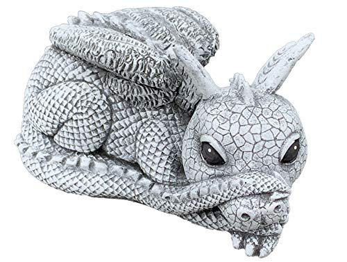 Stone and Style Steinfigur Drache Gonzo frostfest wetterfest Gartenfigur von stoneandstyle