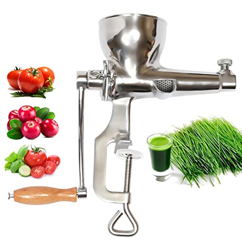 Manuelle Entsafter Graspresse Handpresse Obstpresse Saftpresse Manual Juicer Limettenpresse Tomatenpresse Beerenpresse Handpresse Obstpresse Saftpresse für Weizengras und Blattgemüse von sulckcys