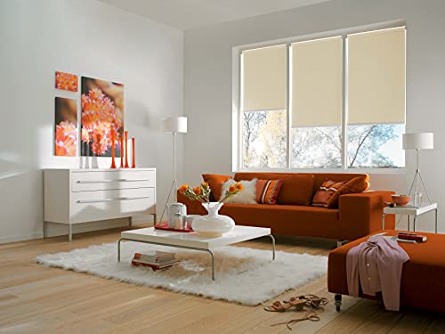 Sunlines Smart Style Elektrisches Rollo, Polyester, Sand, 180 x 180 cm von Sunlines