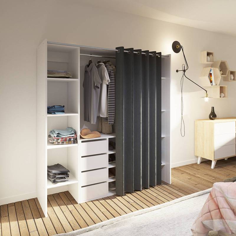 Garderobenschrank Tom mit Kommode von temahome