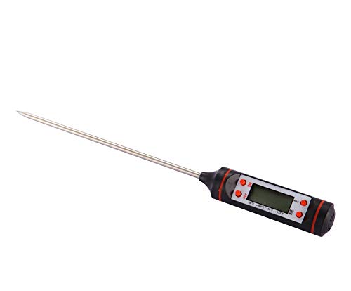 TEMPO DI SALDI Digitales Küchenthermometer, Messgerät mit Stab und LCD-Food und Getränken, -50 °C +300 °C von tempo di saldi