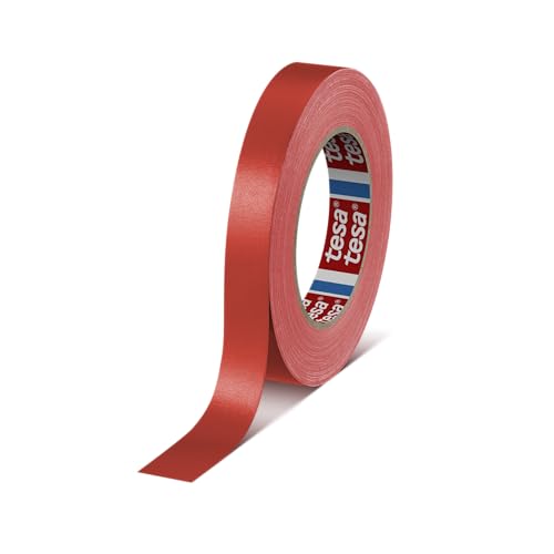 Tesa 04651-00141-00 Gewebeband 4651 Premium, 19 mm x 25 M, rot von tesa