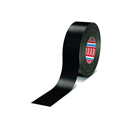 tesa band 4651 Premium leistungsstarkes Gewebeband versch. Breiten und Farben (15 mm x 50 m, schwarz) von tesa