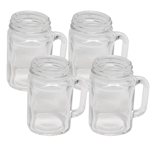 4 tlg Schnapsglas Set Einmachglas Form Schnaps Glas Likör Ouzo Kräuter Rum Korn von theener