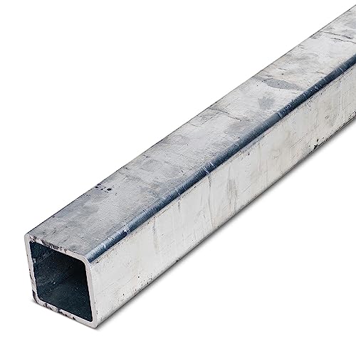 thyssenkrupp Stahl Vierkantrohr verzinkt 30 x 30 x 3 mm in 2450 mm Länge | Quadratrohr | Konstruktionsrohr von thyssenkrupp