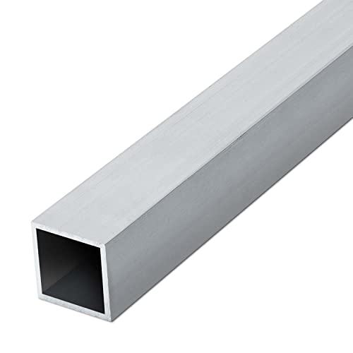 thyssenkrupp Vierkantrohr Alu 30 x 15 x 2 mm in 2000 mm Länge | Rechteckrohr Aluminium | EN AW-6060 von thyssenkrupp