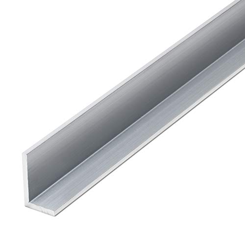 thyssenkrupp Winkelprofil Aluminium 30 x 10 x 2 mm in 1500 mm Länge | Aluwinkel Winkel L-Profil Aluprofil | EN AW-6060 von thyssenkrupp