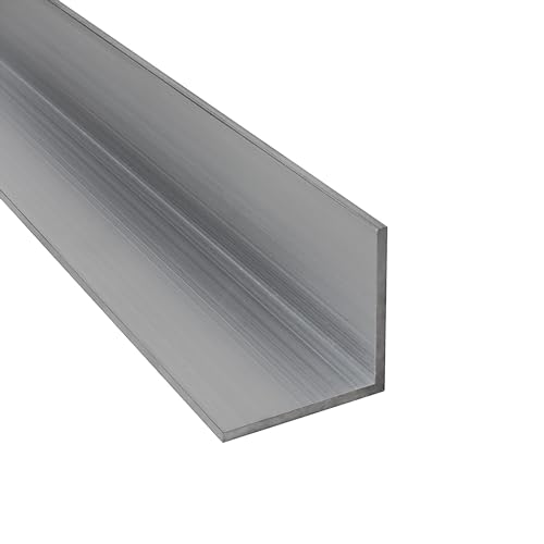 Winkelprofil aus Aluminium - 25 x 25 x 4 mm - 1 Meter - gleichschenklig - EN AW-6060 von tktrading24