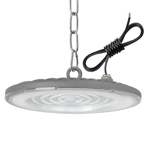 toobettp LED UFO Hallenbeleuchtung LED 150W, 15000LM 6500K LED Industrielampe IP65 Wasserdicht UFO LED Hallenstrahler für Hallenbeleuchtung, Werkstattbeleuchtung, Fabriken, Flughafen, Patio von toobettp