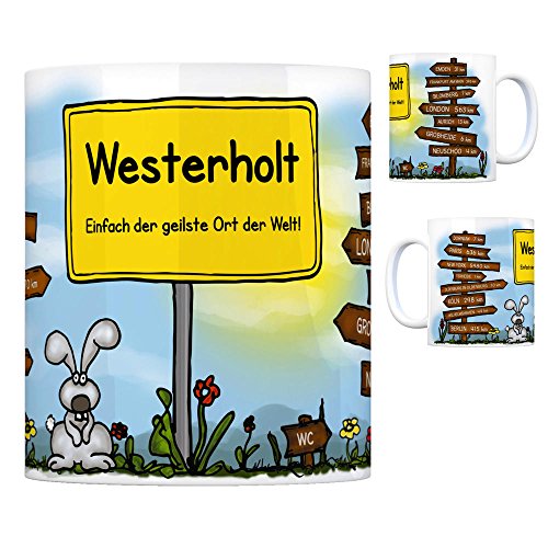 trendaffe - Westerholt Ostfriesland - Einfach die geilste Stadt der Welt Kaffeebecher von trendaffe
