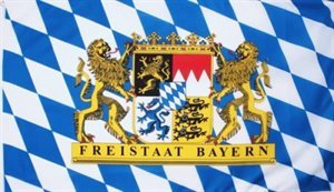 Bayern Freistaat Flagge Fahne 90 * 150 cm von trends4cents