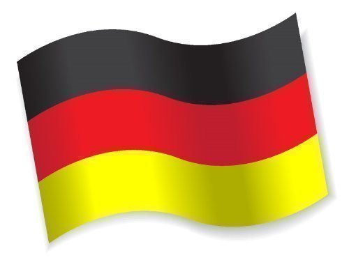 Flagge Deutschland 90 x 150 cm von trends4cents