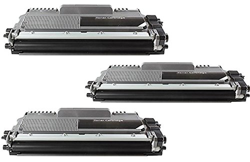 ttrecycling -3X kompatible- Ersatz Toner für Brother DCP-7065 DN/DCP-7070 DW (3X TN2220) Premium Toner + 100 DIN A4 Umschläge von ttrecycling