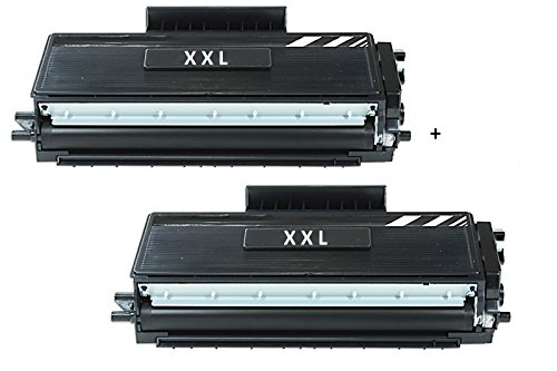 ttrecycling - kompatibel - als Ersatz für 2X Brother HL-5350 / HL-5350 DN (TN-3280 XXL) + 500 Druckerpapier von ttrecycling