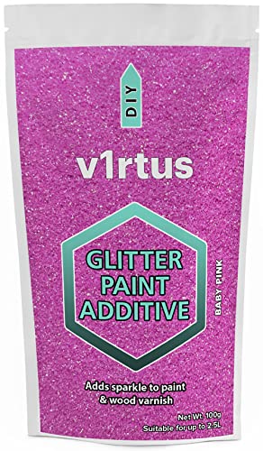 v1rtus | Glitter PAINT ADDITIVE - 100g / Baby Pink Pearlescent von v1rtus