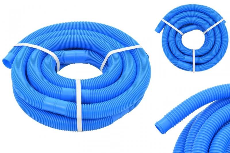 vidaXL Poolbodensauger Poolschlauch Blau 32 mm 6,6 m von vidaXL