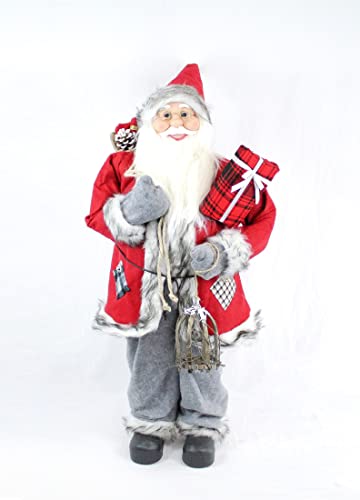 vom Pullach Hof Weihnachtsmann Deko Figur 90cm Nikolaus Weihnachten Weihnachtsdeko (#7945 Alois) von vom Pullach Hof