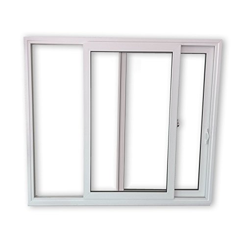 Schiebefenster SFS - 2-fach-Verglasung - 2-flügelig - BxH: 1800x1000 mm - Beide Seiten zum öffnen von werkzeugbilligercom