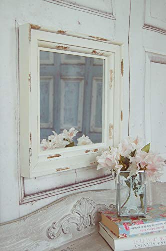 Landhause Spiegel, Wandspiegel Leonie im Antique Shabby chic Stil von windschief-living