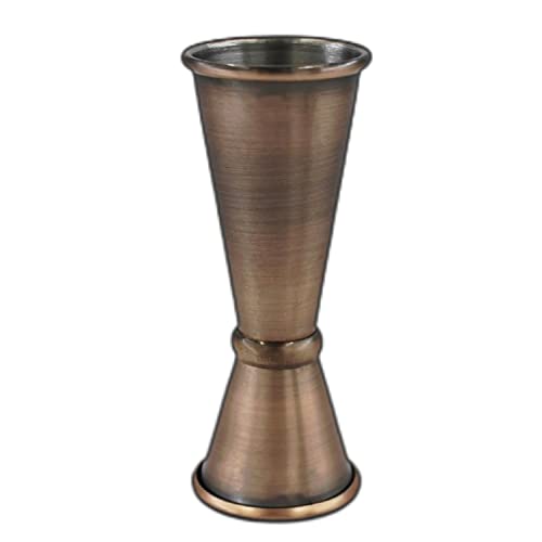 wisefood Barmaß, Edelstahl Maß rosegold 30/60ml, Jigger, Messbecher, praktisches Edelstahlmaß für Cocktails, Longdrinks, Shots (2 Stück) von wisefood