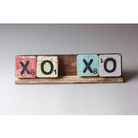 6 Buchstaben 6cm Scrabble Holz, Selbst Mixen Holzbuchstaben, Fliesen, Wanddeko, Persönliche Nachricht, Geschenk, Kindernamen Alphabet von wohnraumformer