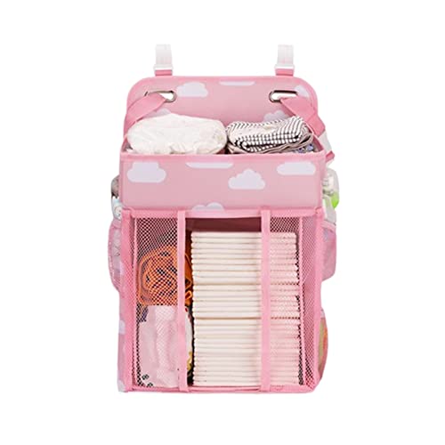 xiaoguozi Windel Caddy Organizer Kinderzimmer Organizer Aufbewahrungstasche Windel Caddy Organizer Baby Krippe Organizer Windel Windel Organizer Caddy mit Schnalle für Krippen Autos Wickeltische von xiaoguozi