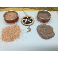 Black Beach Sand Tan Ritual Hexerei Zaubersprüche Zutaten Altar Apotheker von yinyangapothecary