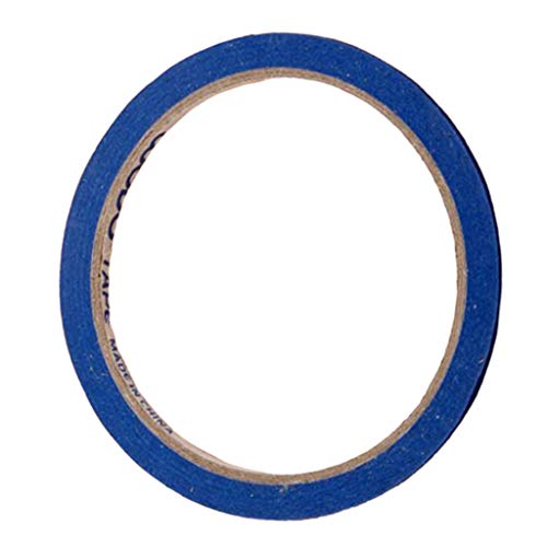 yotijar 10Stk. Dünnes Drapierband Markierungsmuster Maskierungsband Selbstklebendes Gitterband - Blau von yotijar