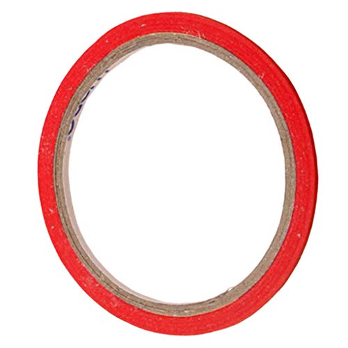 yotijar 10Stk. Dünnes Drapierband Markierungsmuster Maskierungsband Selbstklebendes Gitterband - rot von yotijar