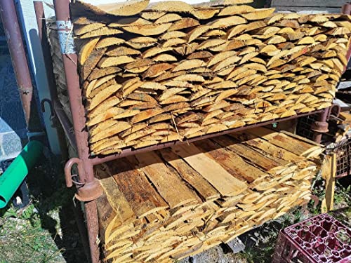Zirbenholz Brennholz mit Duft für Holzofen, Kamine, Feuerschalen & Grills, 33 cm ofengetrocknetes Zirbenholzbrettchen Menge: 20 kg von zirbenkissen24
