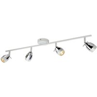 Firstlight Products - Firstlight Marine - 4 Lichtscheinwerfer Bar Badezimmer Deckenleuchte Weiß, Chrom IP44, GU10 von FIRSTLIGHT PRODUCTS