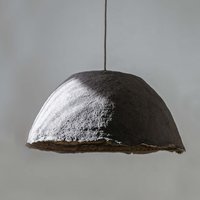 Recyclingpapier Lampe Mora/Pendelleuchte Grau von 0designLV