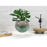 Mini Keramik Pflanzer Innen | Wandpflanzgefäß Moderner Sukkulenten Kaktus Blumentopf Wohnkultur Geschenk von 10FingersArt